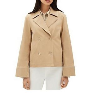 Lafayette 148 NY | Women’s Jacket | Asher Gabardine Crop Trench Coat | Med